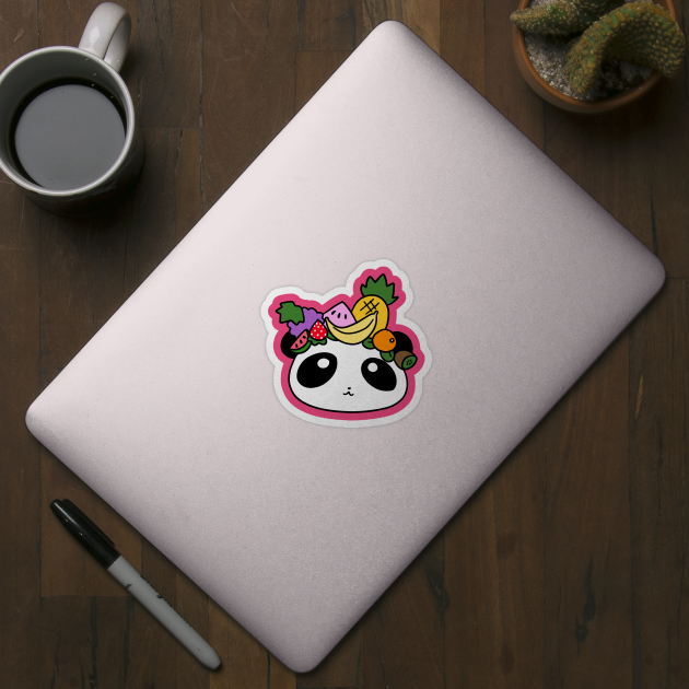 Fruit Panda Face by saradaboru